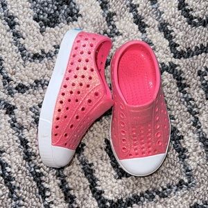 Pink Sparkle Toddler Native Shoe